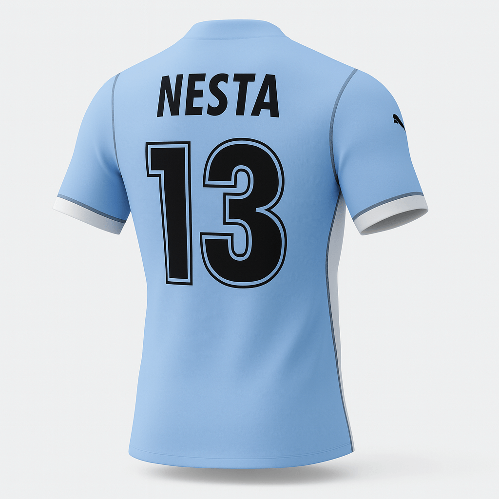 2001–02 Lazio Home Nesta #13 (Feels Like New) - Size S