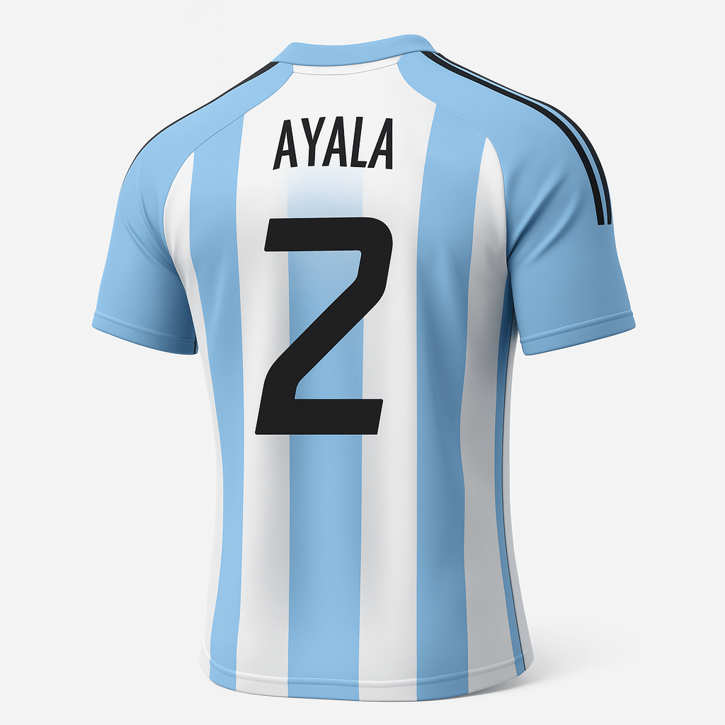 2002 Argentina Home Ayala #2 (Feels Like New) - Size XXL