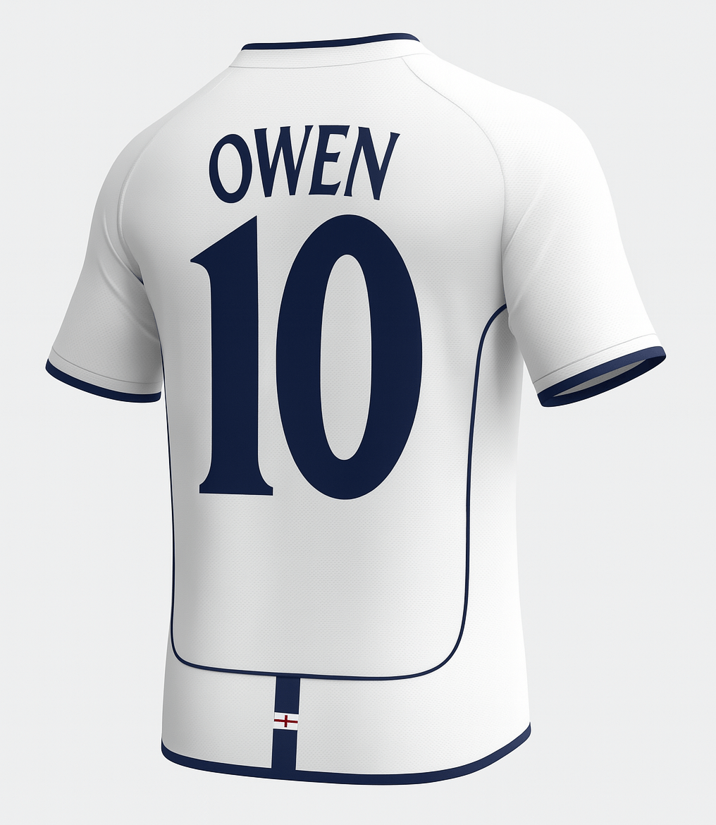 2002 England Home Owen #10 (Feels Like New) - Size XL