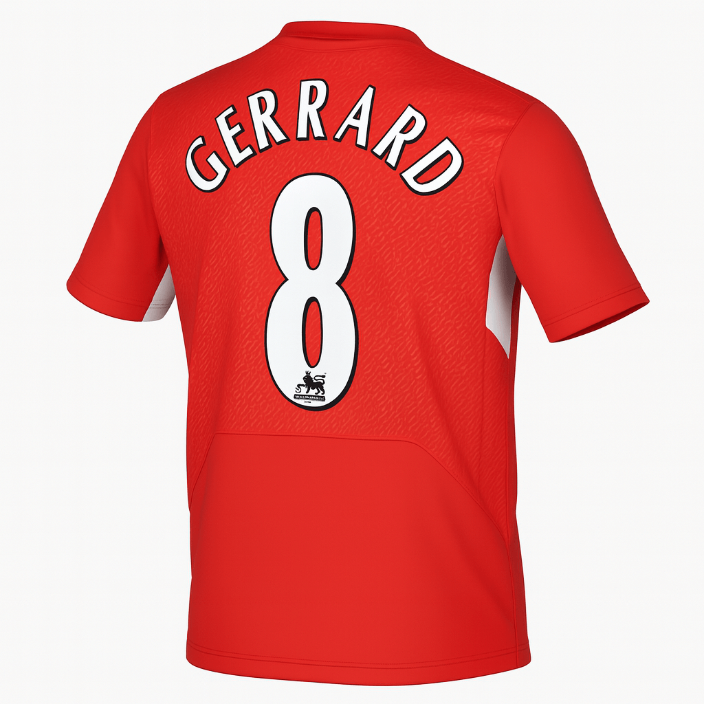 2004–06 Liverpool Home Gerrard #8 (Feels Like New) - Size L
