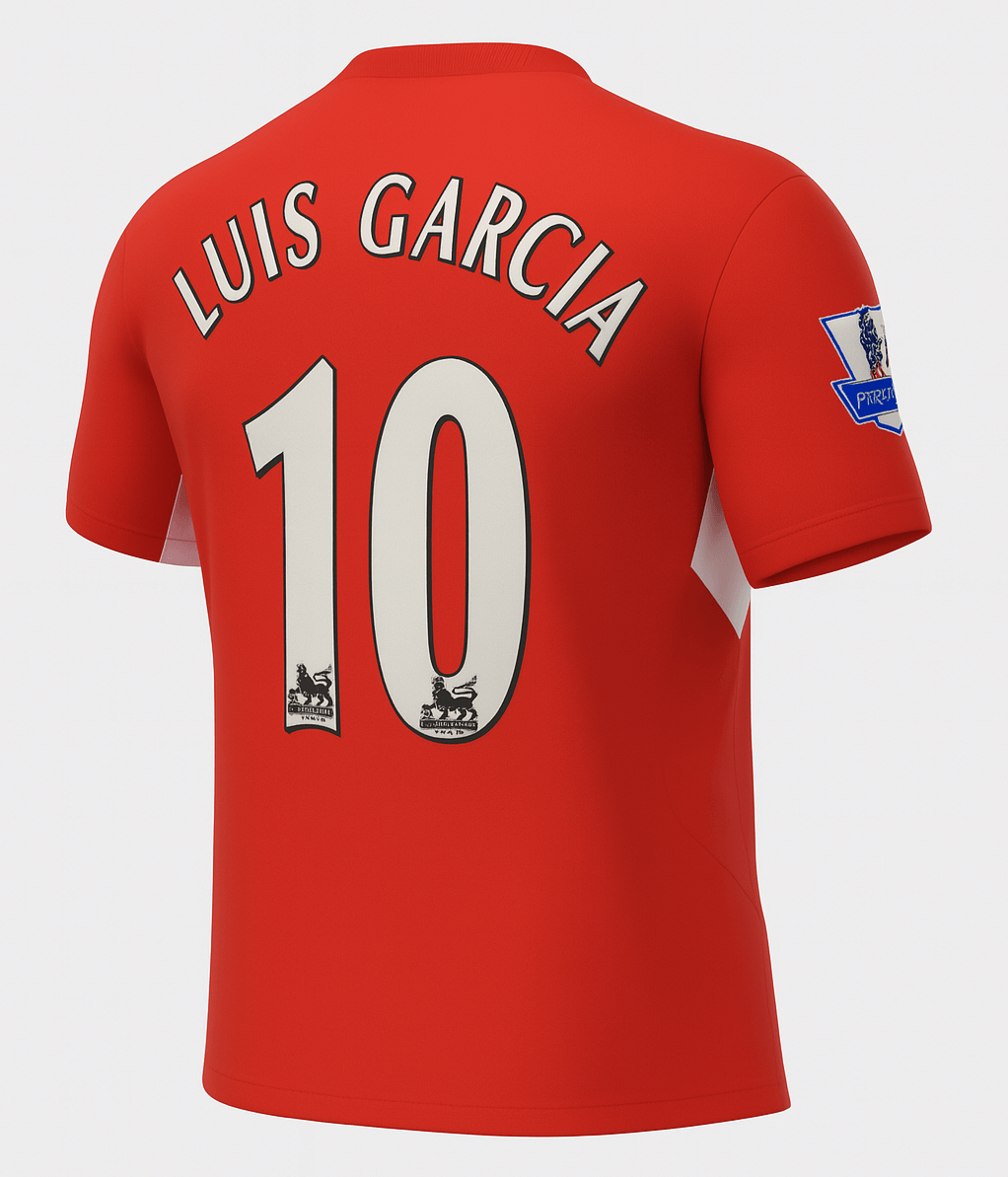 2004–06 Liverpool Home Luis Garcia #10 (Feels Like New) - Size L