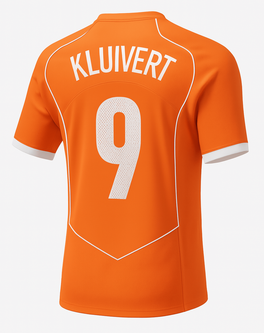 2004 Netherlands Home Kluivert #9 (Feels Like New) - Size L