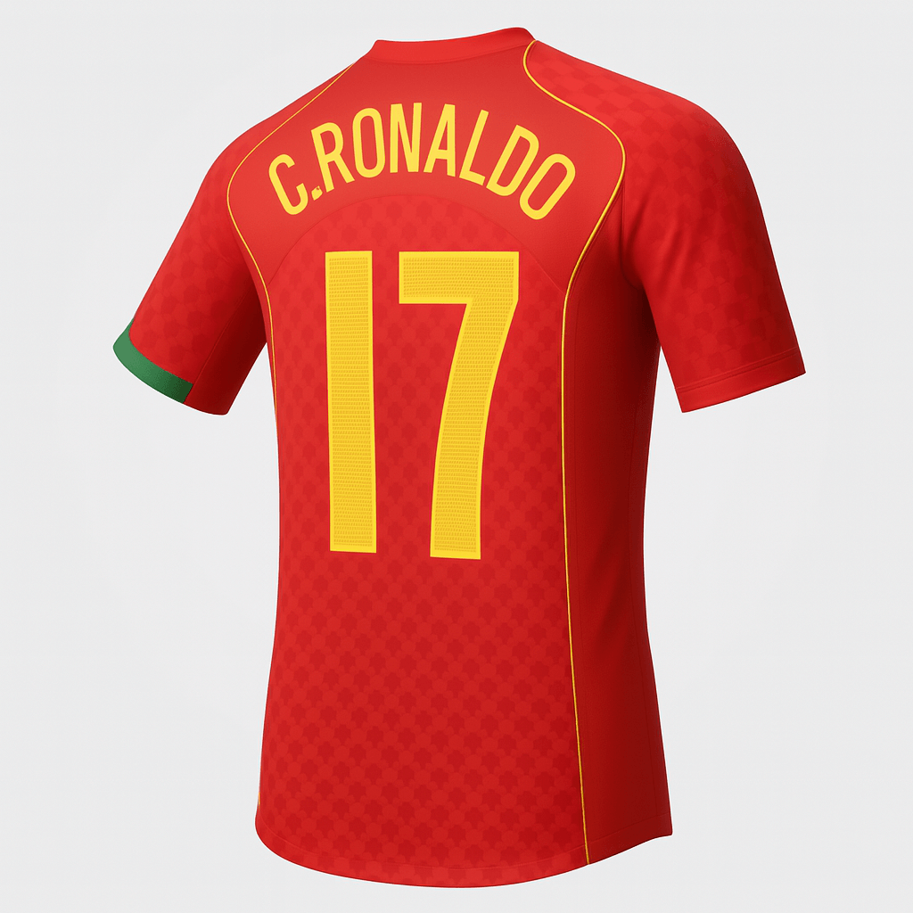 2004 Portugal Home C.Ronaldo #17 (Feels Like New) - Size XL