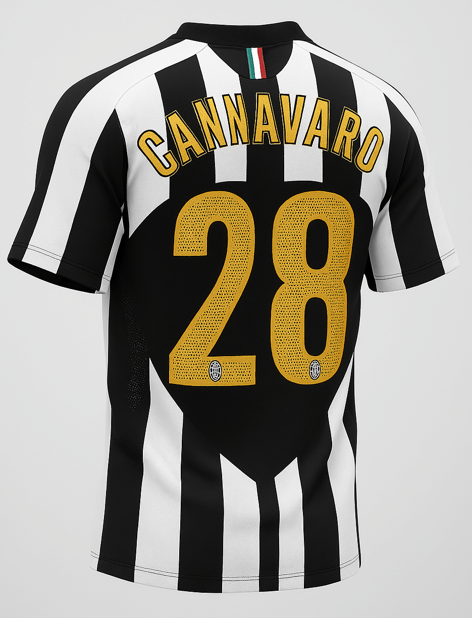 2005–06 Juventus Home Cannavaro #28 (Feels Like New) - Size M