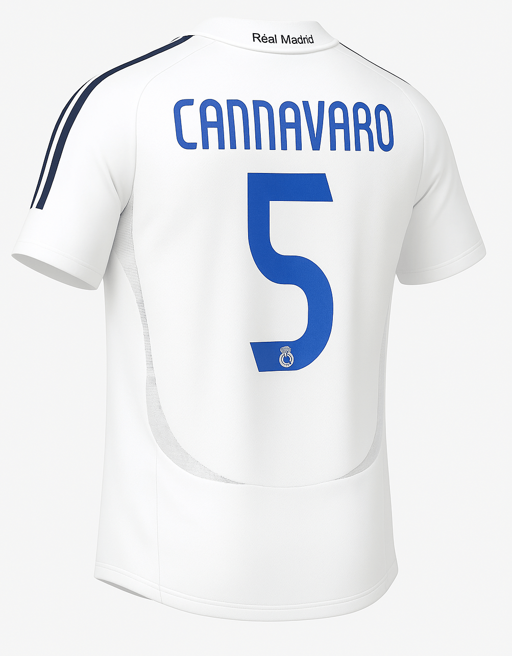 2006–07 Real Madrid Home Cannavaro #5 (New) - Size XL