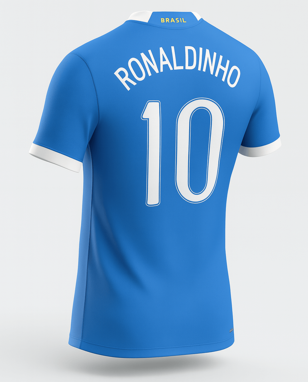 2006 Brazil Away Ronaldinho #10 (New) - Size M