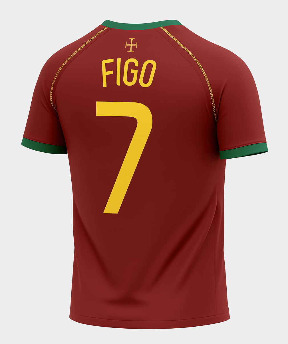 2006 Portugal Home Figo #7 (New) - Size M