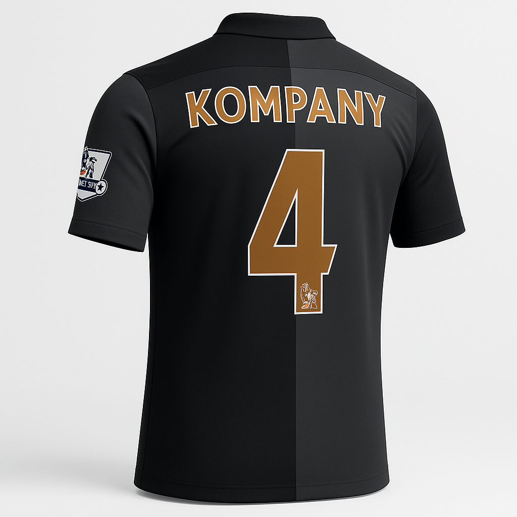 2013–14 Manchester City Away Kompany #4 (New) - Size L
