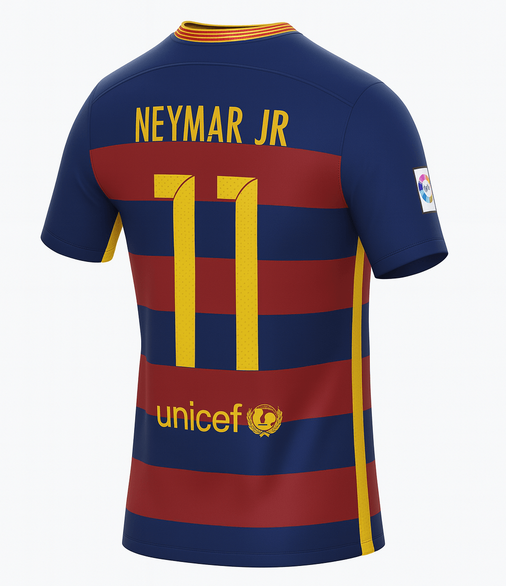 2015–16 Barcelona Home Neymar Jr #11 (New) - Size XL