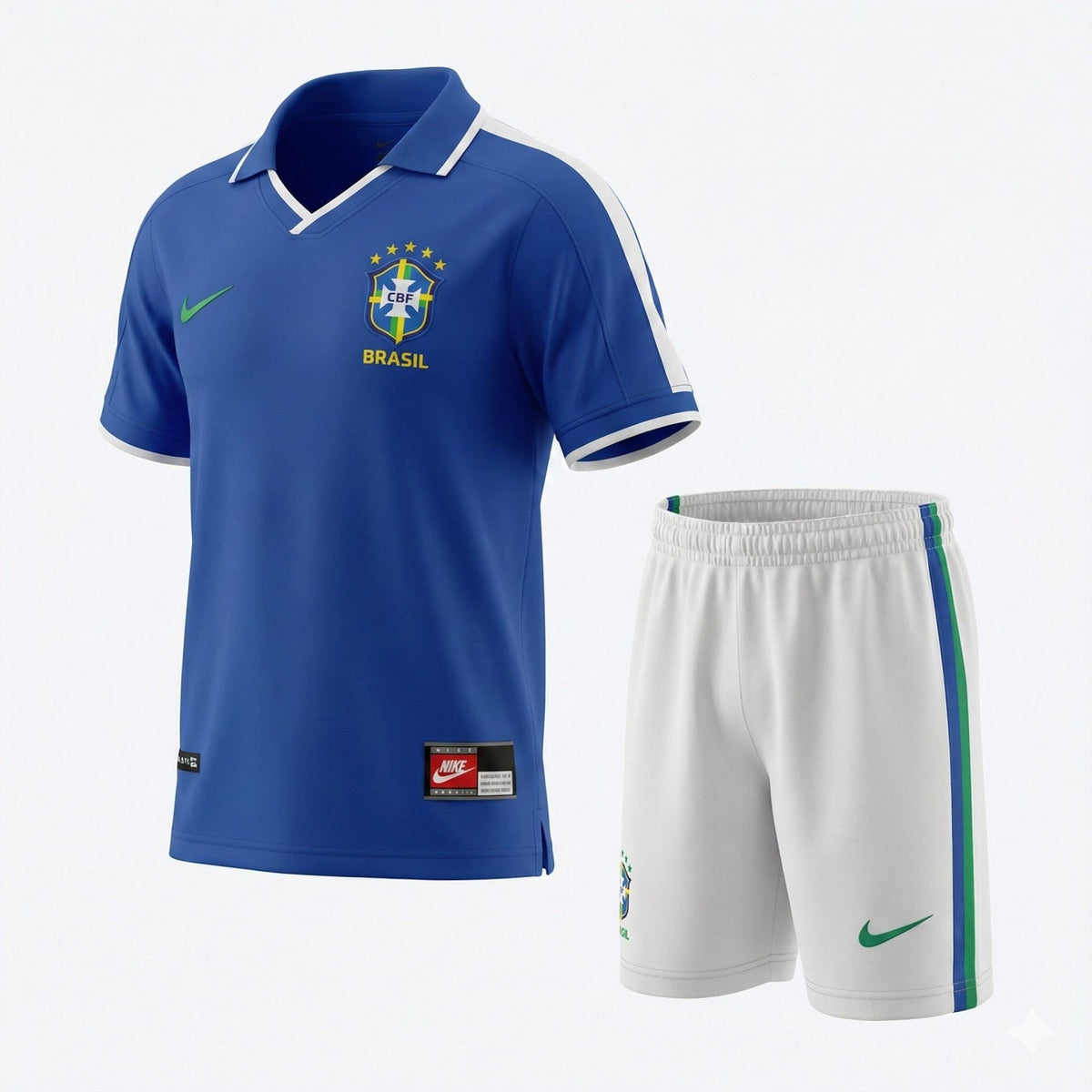 Brazil Away 1997 Kids Kit (Feels Like New) - Size 28