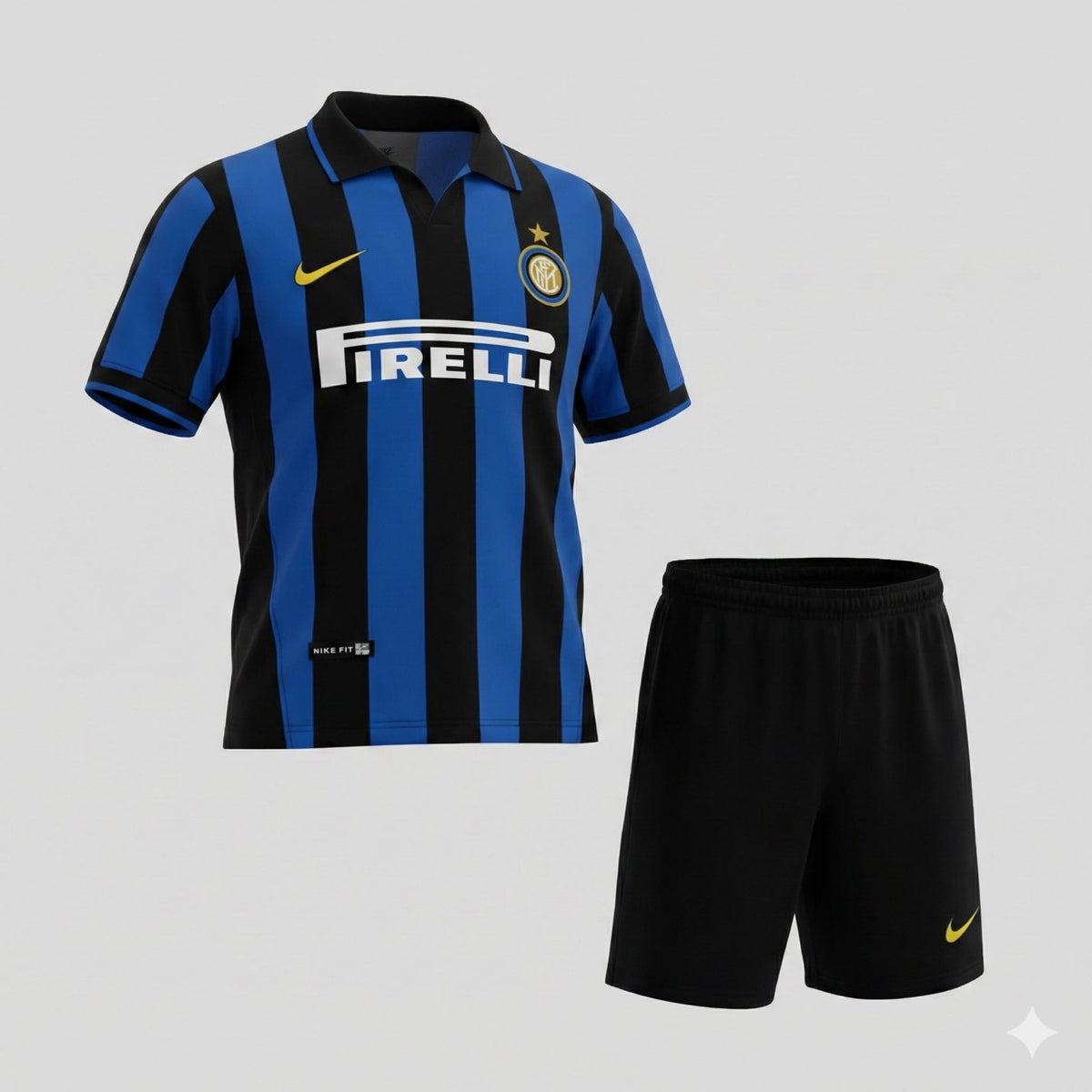 Inter Milan Home 1998/1999 Kids Kit (Feels Like New) - Size 24