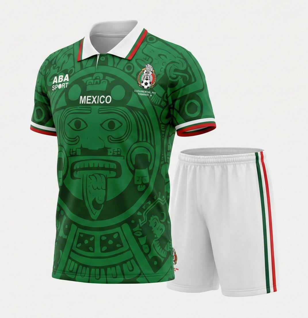 Mexico Home 1998 Kids Kit (Feels Like New) - Size 26
