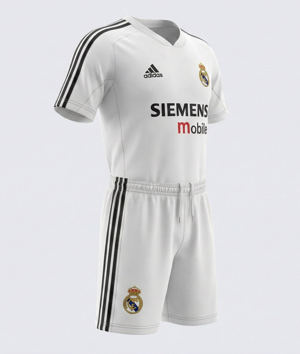 Real Madrid Home 2003/2004 Kids Kit (Feels Like New) - Size 18