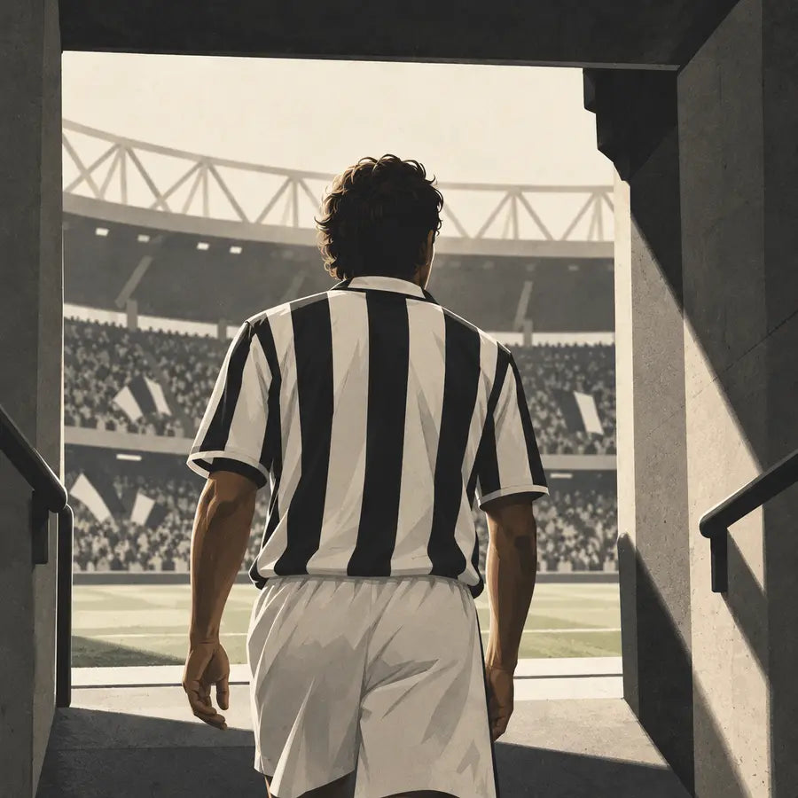 Del Piero Shirts editorial illustration for Juventus