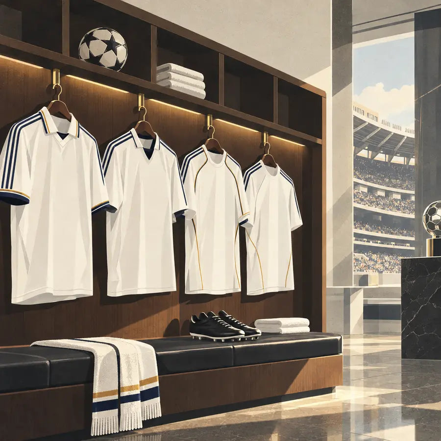 Galácticos Era editorial illustration for Real Madrid