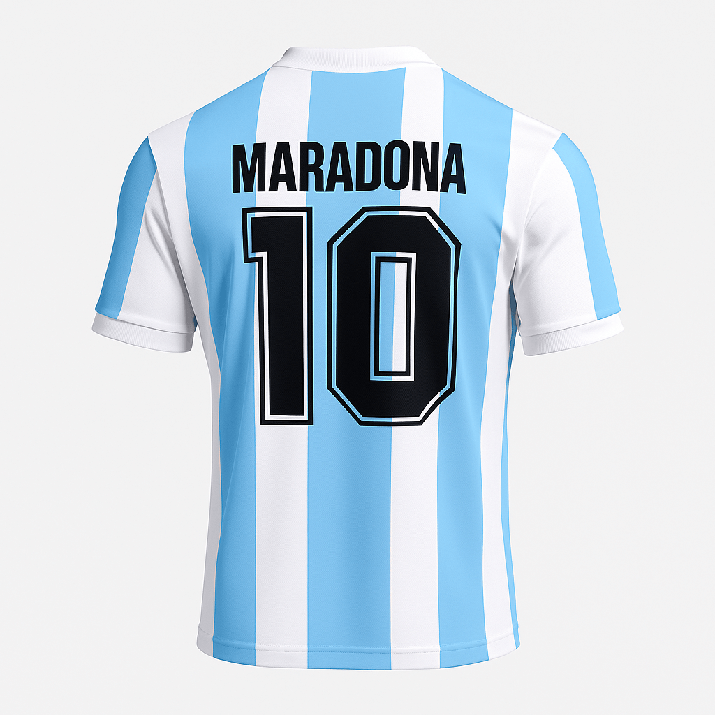 1986–88 Argentina Home Maradona #10 (Very Good Condition) - Size M