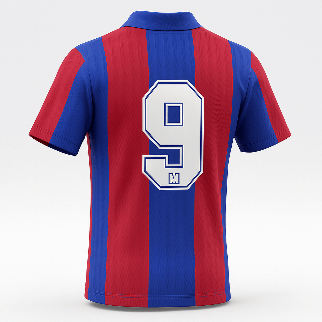1990–1992 Barcelona Home Laudrup #9 (Feels Like New) - Size M