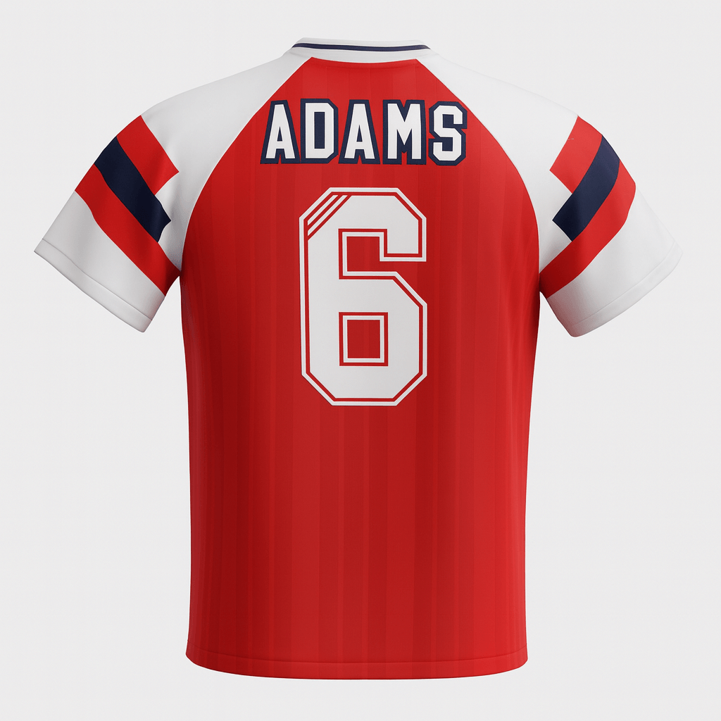 1992–94 Arsenal Home Adams #6 (Feels Like New) - Size S
