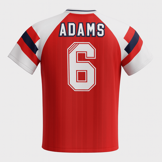 1992–94 Arsenal Home Adams #6 (Feels Like New) - Size L