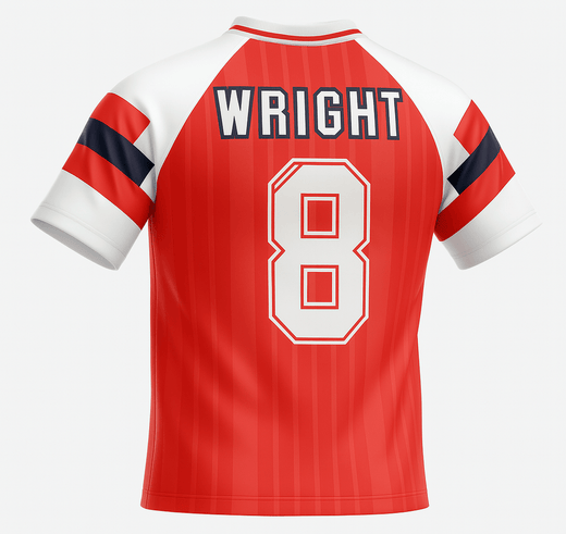 1992–94 Arsenal Home Wright #8 (Feels Like New) - Size XL