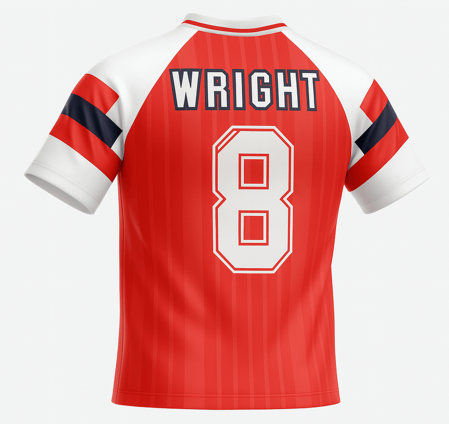 1992–94 Arsenal Home Wright #8 (Feels Like New) - Size XL - image 1