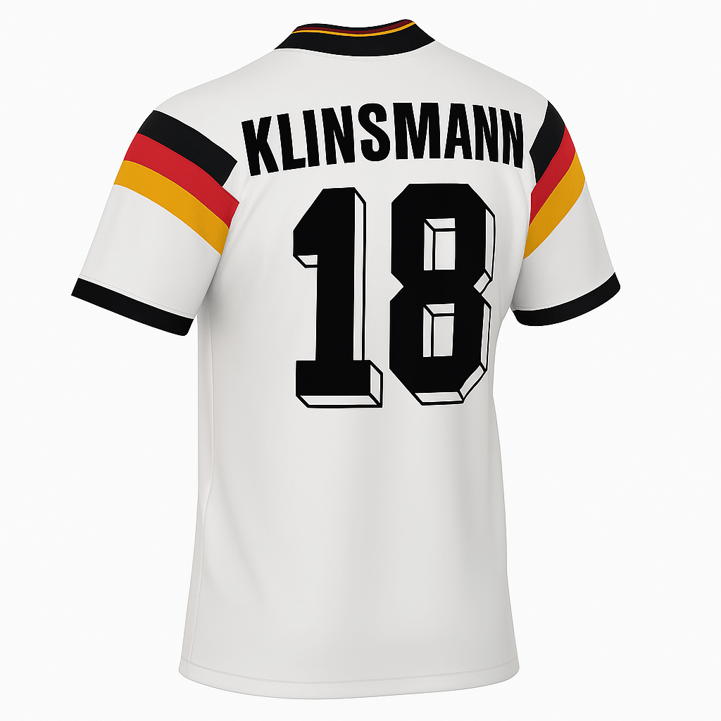 1992 Germany Home Klinsmann #18 (Feels Like New) - Size XS