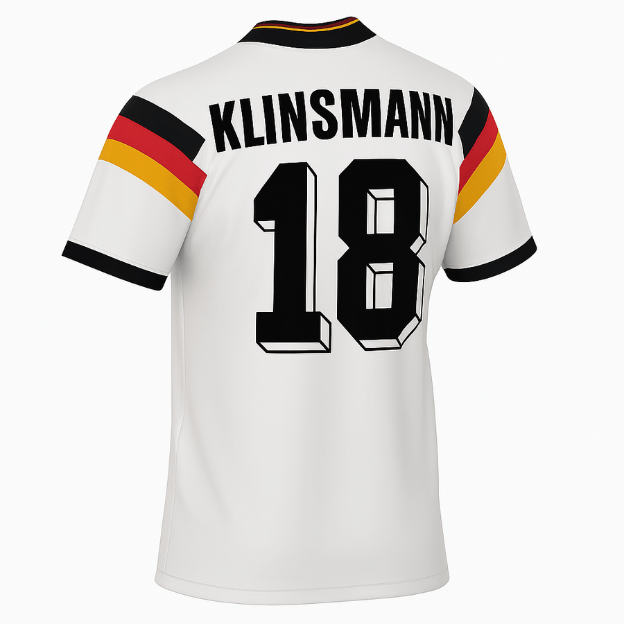 1992 Germany Home Klinsmann #18 (Feels Like New) - Size M - image 1