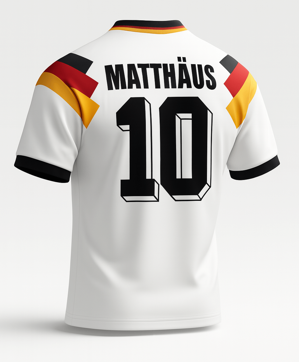 1992 Germany Home Matthaus #10 (Feels Like New) - Size XS