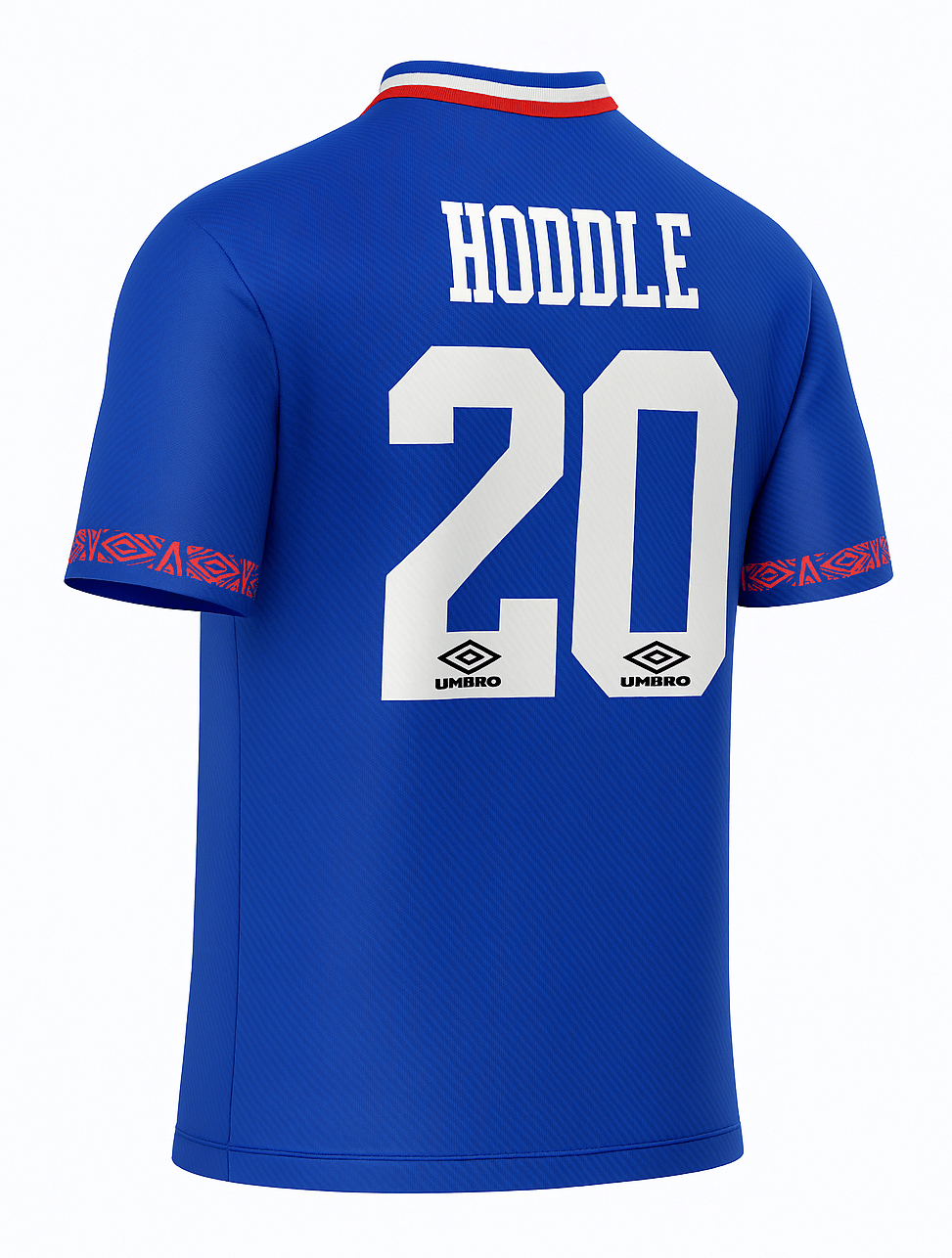 1993–94 Chelsea Home Hoddle #20 (Feels Like New) - Size XXL