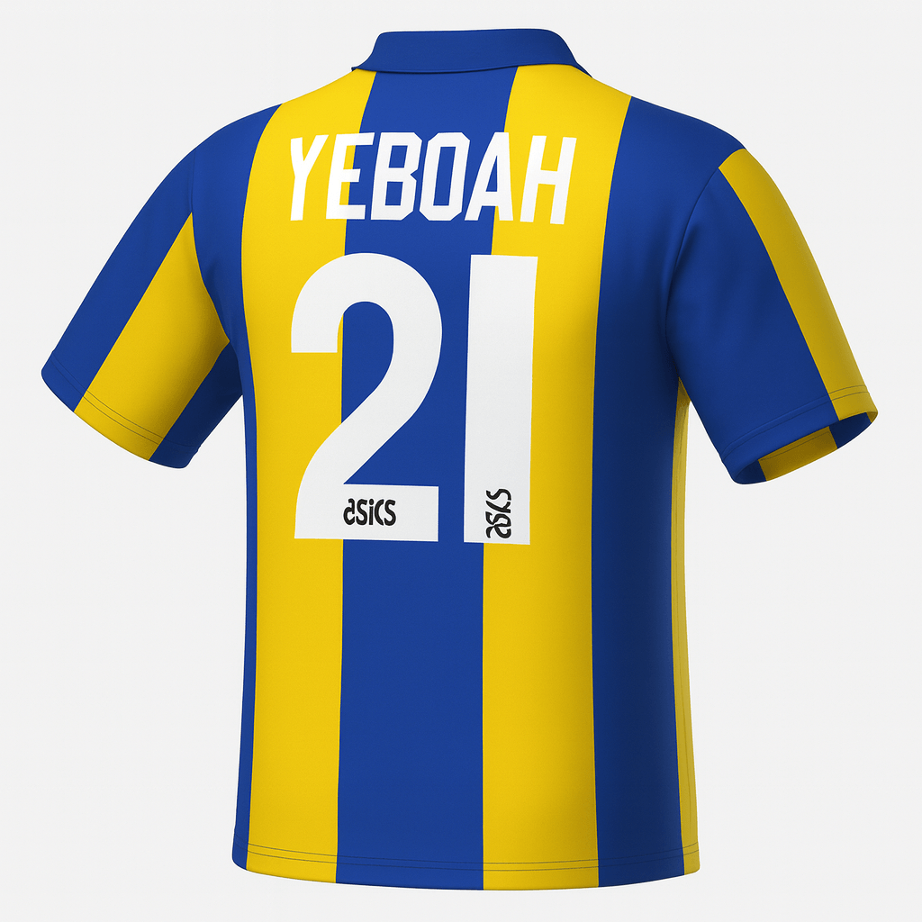 1993–95 Leeds United Away Yeboah #21 (Feels Like New) - Size XXL