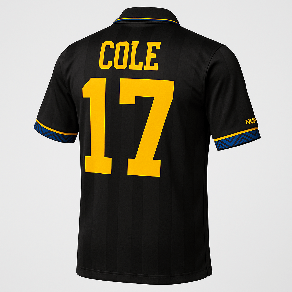 1993–95 Manchester United Away Cole #17 (Feels Like New) - Size M