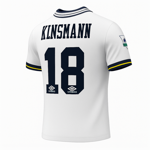 1993–95 Tottenham Home Klinsmann #18 (Feels Like New) - Size M