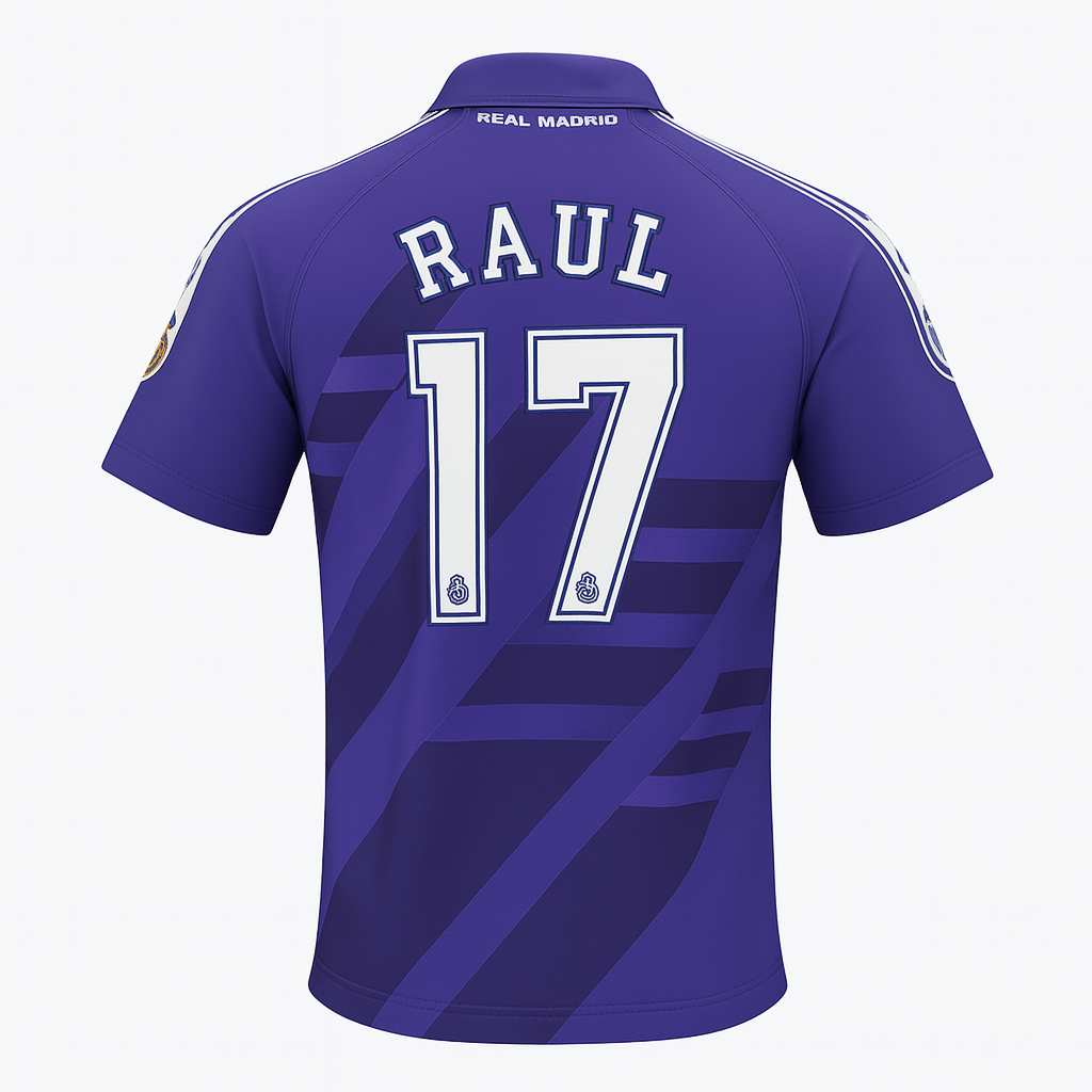 1994–96 Real Madrid Away Raul #17 (Feels Like New) - Size L