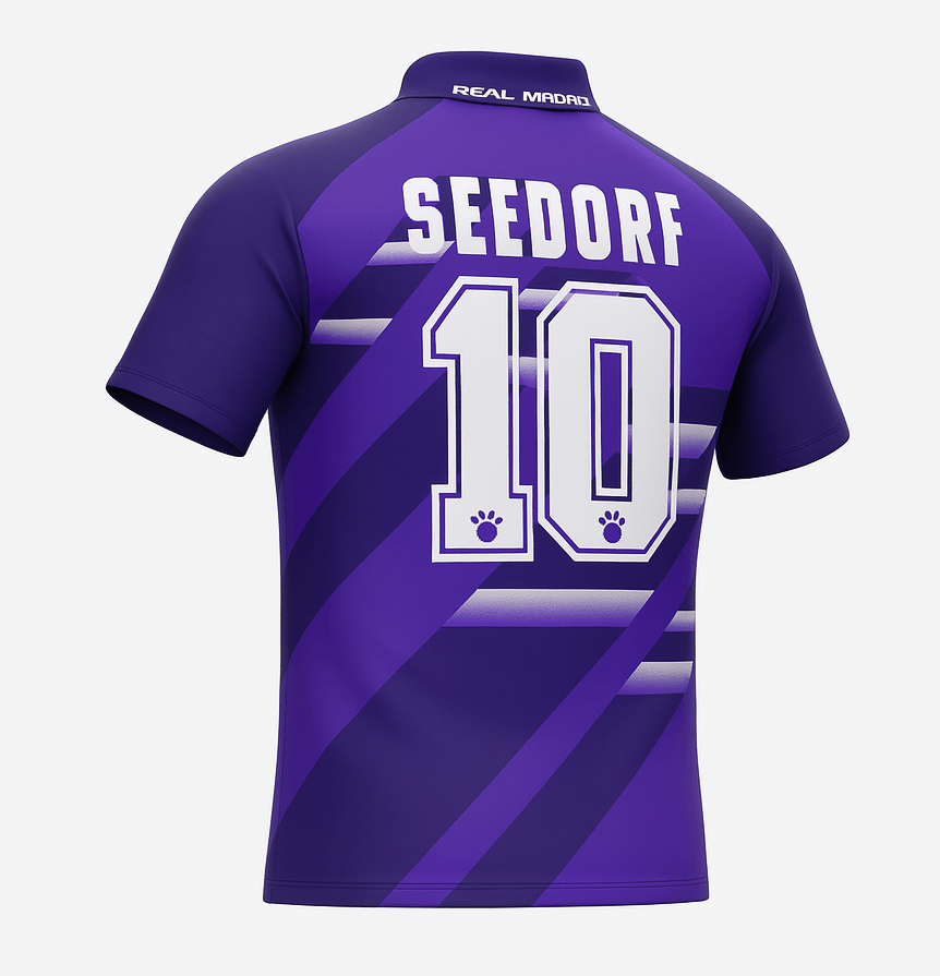 1994–96 Real Madrid Away Seedorf #10 (Feels Like New) - Size XS