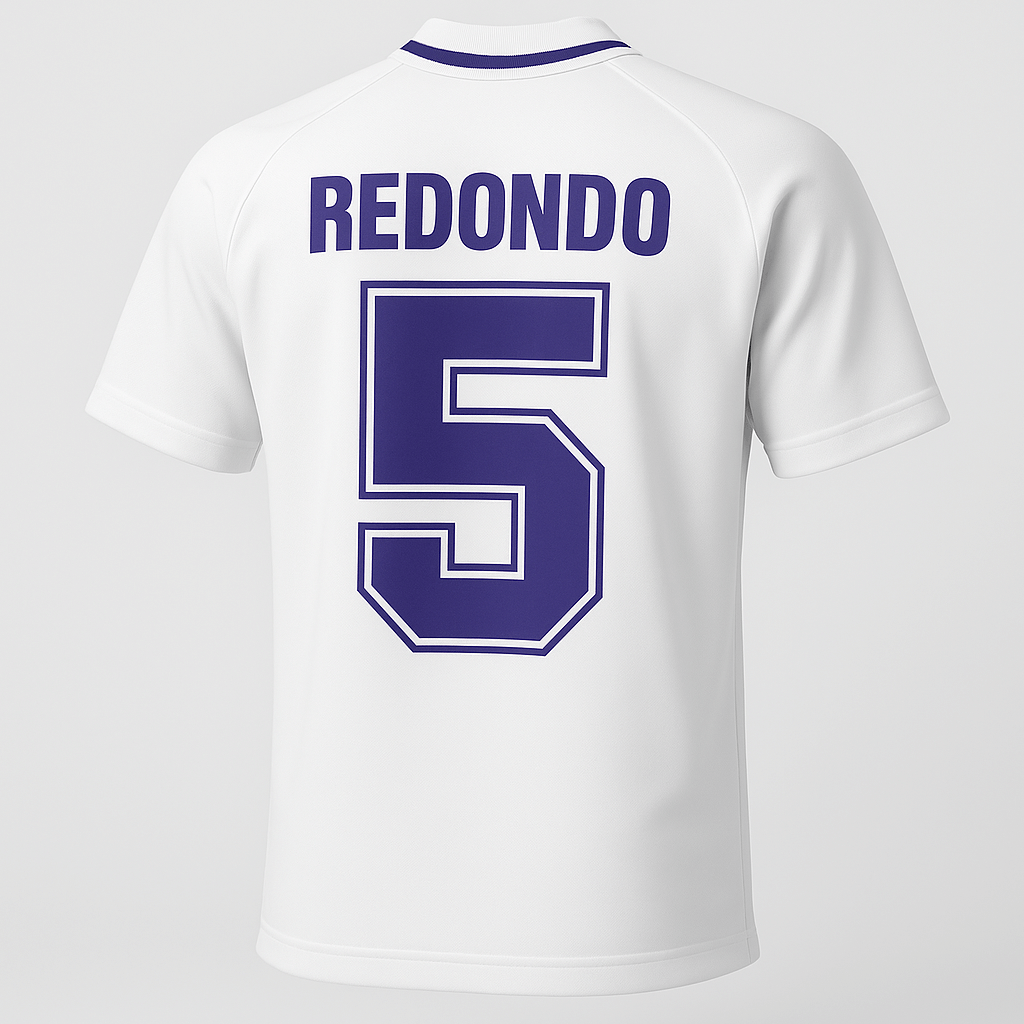 1994–96 Real Madrid Home Redondo #5 (Feels Like New) - Size XL