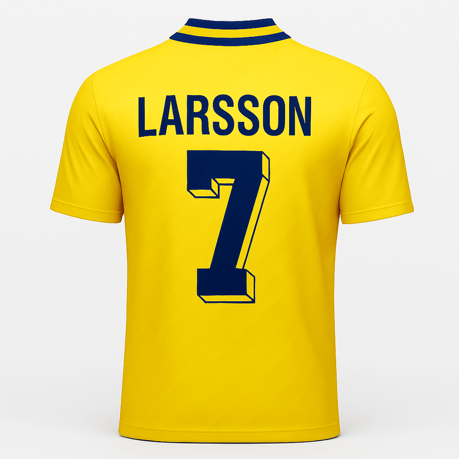 1994–96 Sweden Home Larsson #7 (Feels Like New) - Size XL - image 1