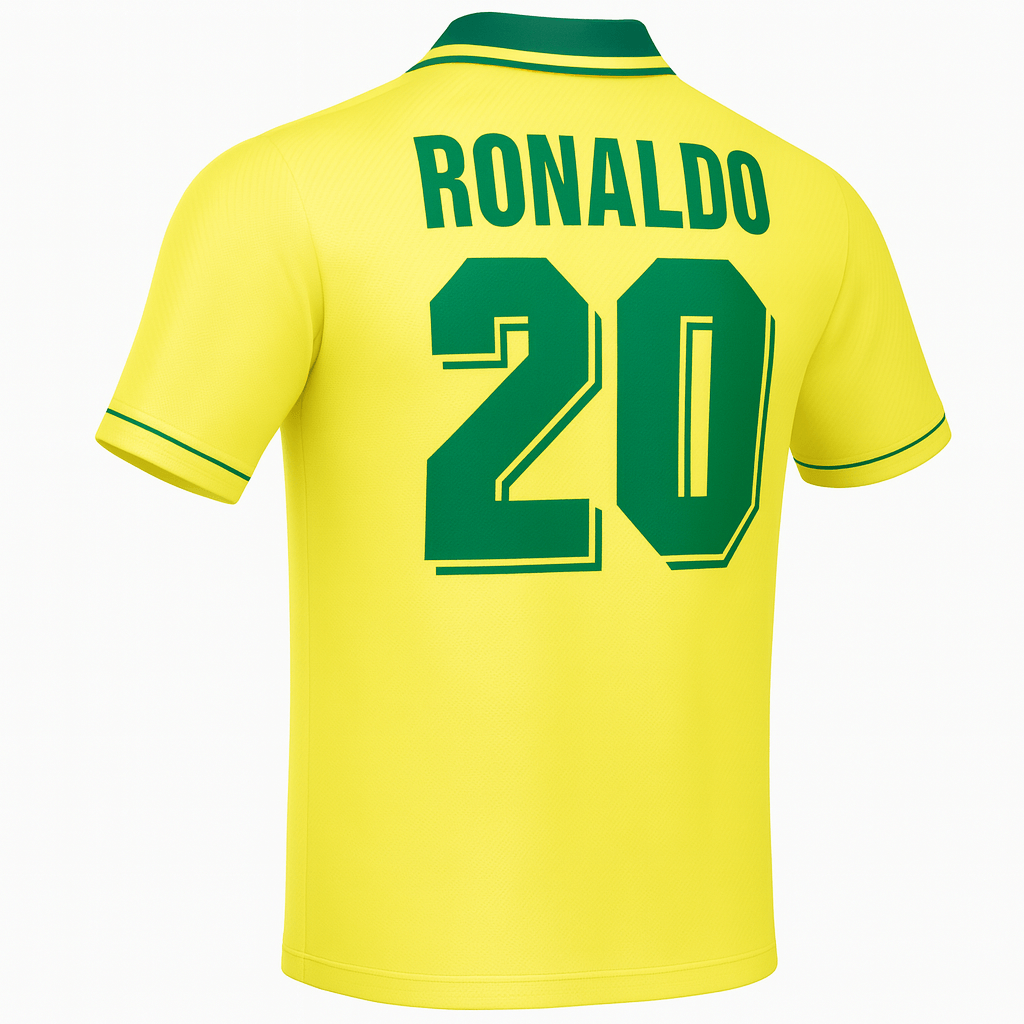 1994 Brazil Home Ronaldo #20 (Feels Like New) - Size M