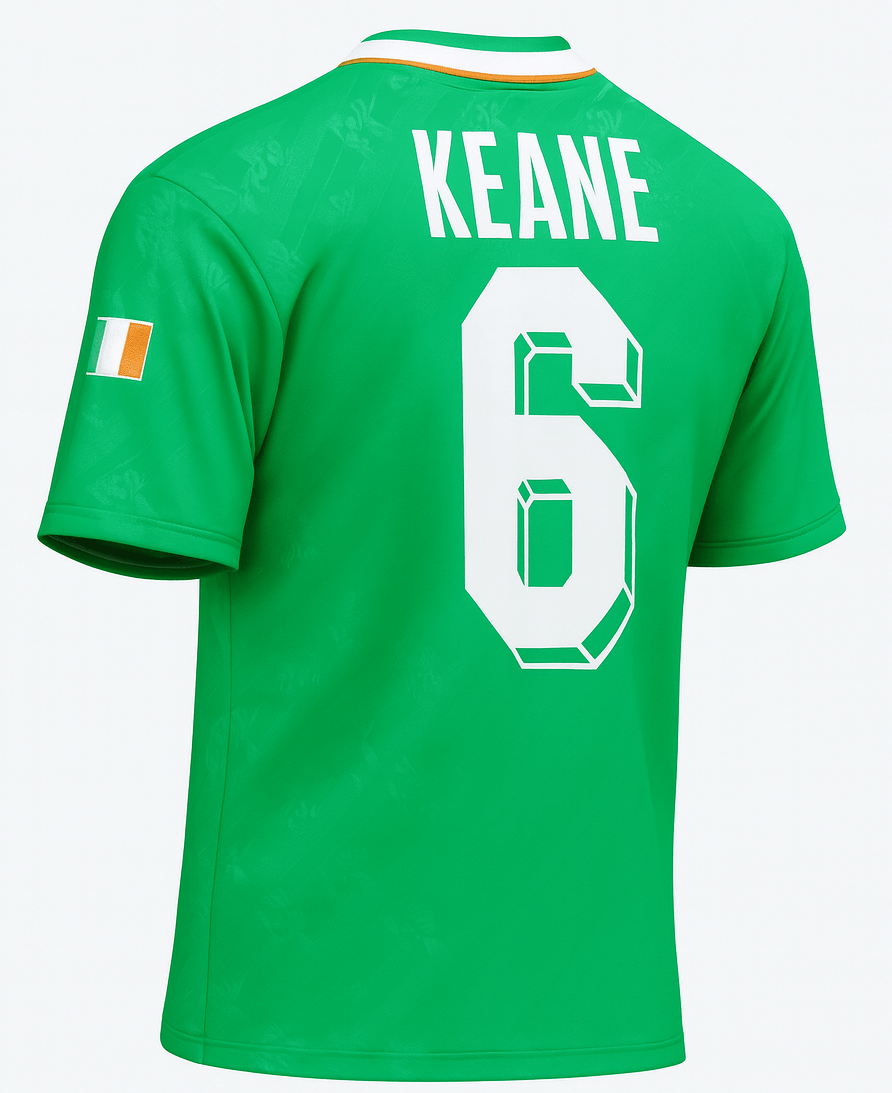 1994 Ireland Home R.Keane #6 (Feels Like New) - Size L