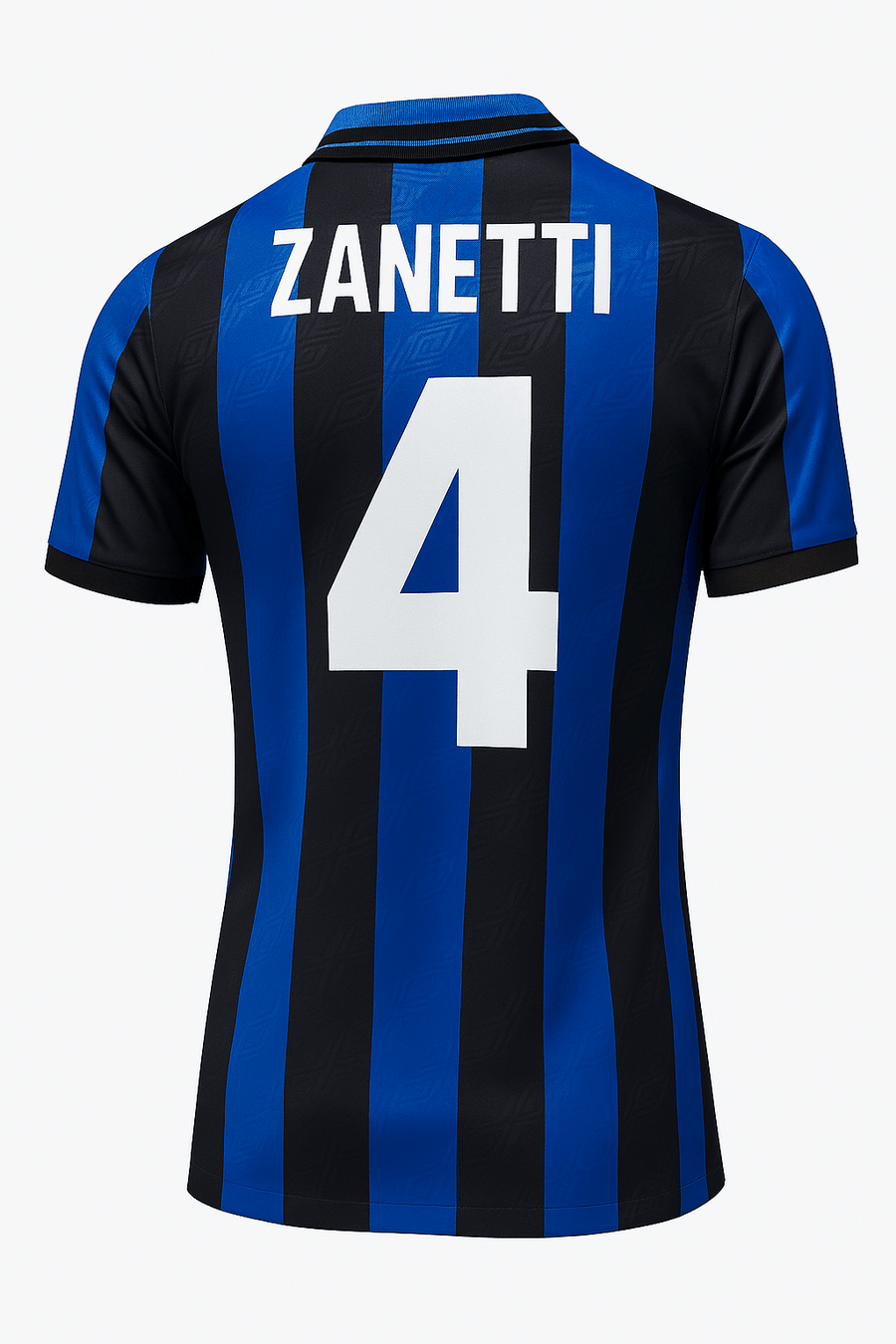 1995–96 Inter Milan Home Zanetti #4 (Feels Like New) - Size S - image 1