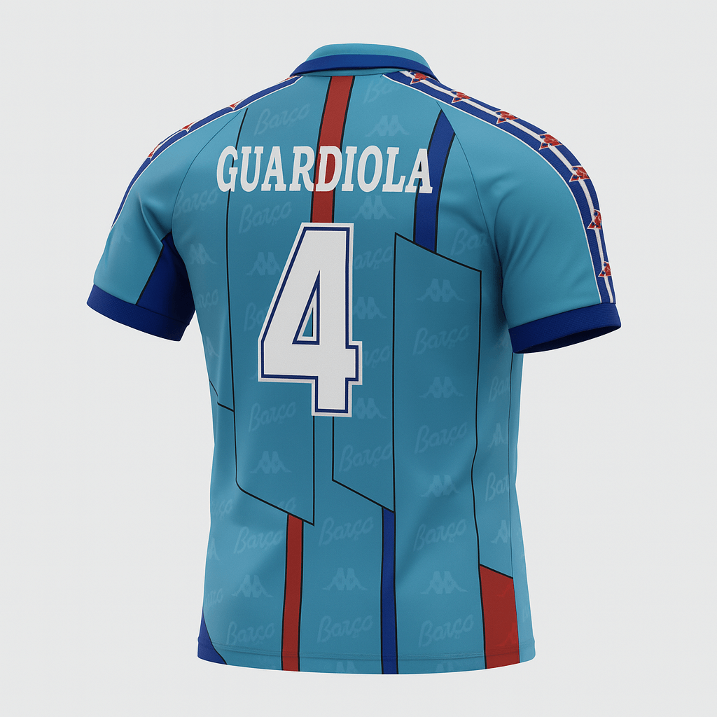 1995–97 Barcelona Away Guardiola #4 (Feels Like New) - Size S