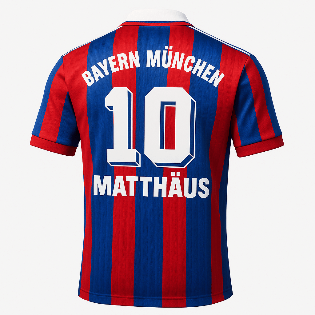 1995–97 Bayern Munich Home Matthaus #10 (Feels Like New) - Size S