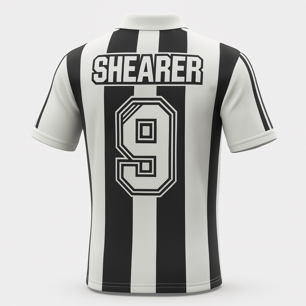 1995–97 Newcastle Home Shearer #9 (Feels Like New) - Size XL