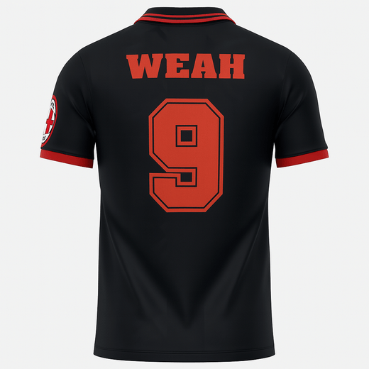 1996–97 AC Milan Third Weah #9 (Feels Like New) - Size XS