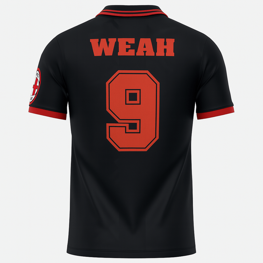 1996–97 AC Milan Third Weah #9 (Feels Like New) - Size XS - image 1