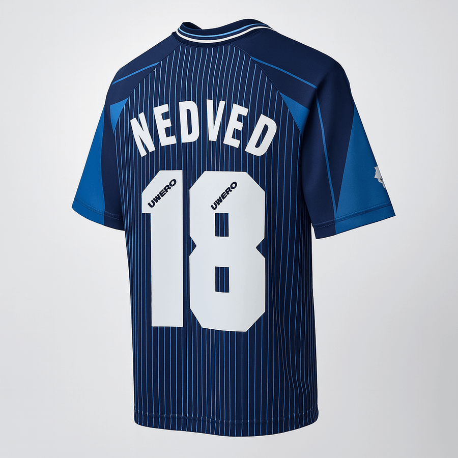 1996–97 Lazio Away #18 Nedved (Feels Like New) - Size XS - image 1