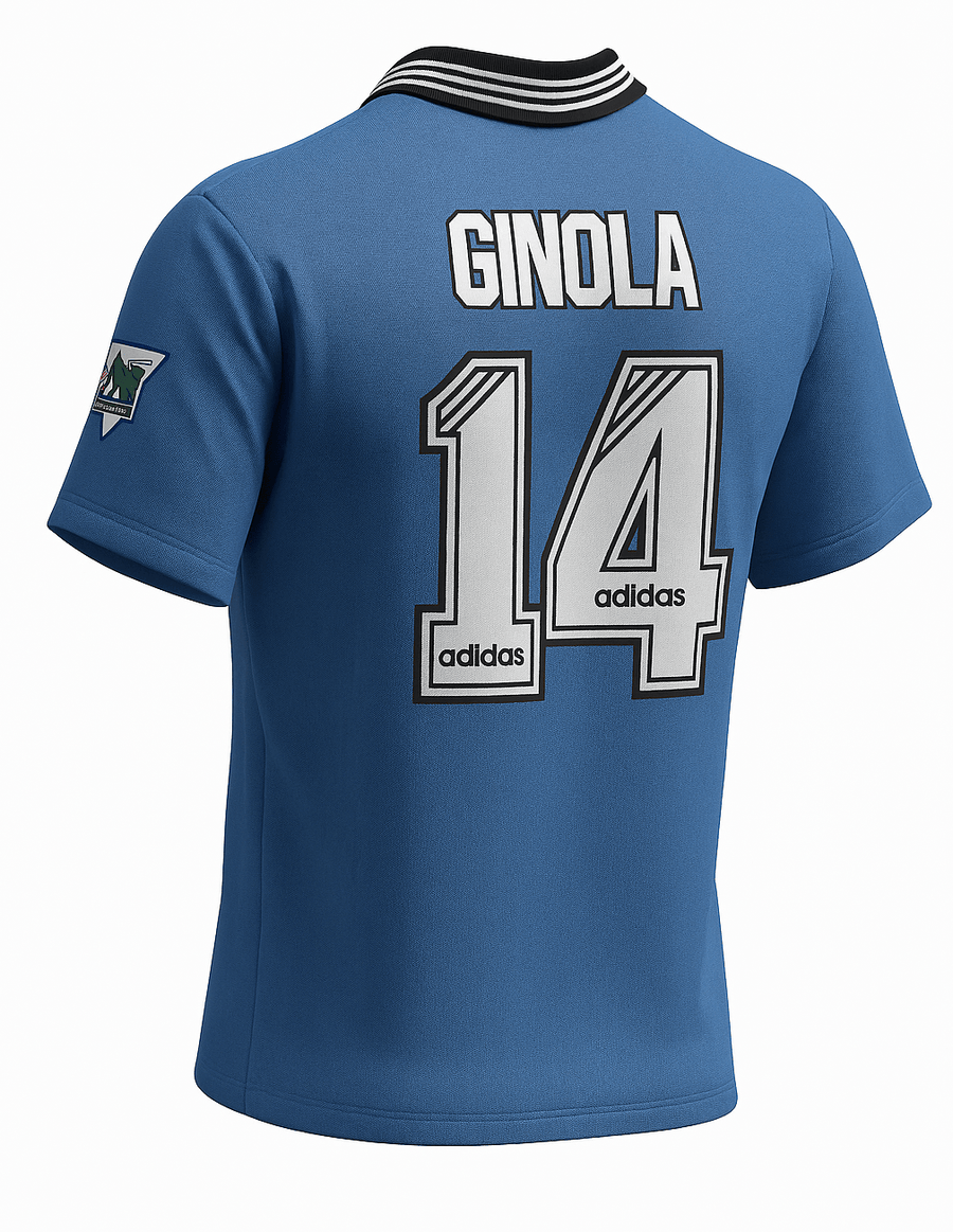 1996–97 Newcastle Away Ginola #14 (Feels Like New) - Size XL - image 1