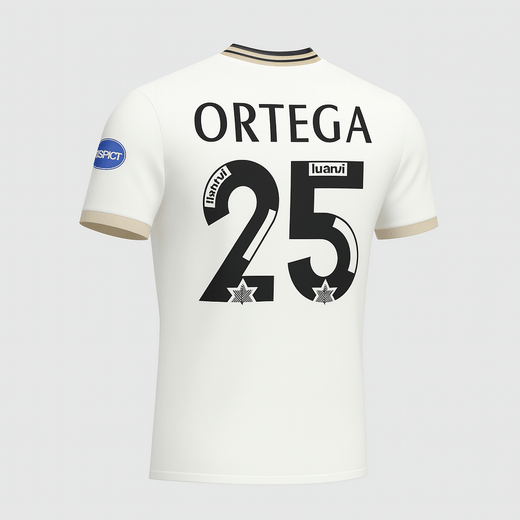 1996–97 Valencia Home Shirt Ortega #25 (Feels Like New) - Size XS