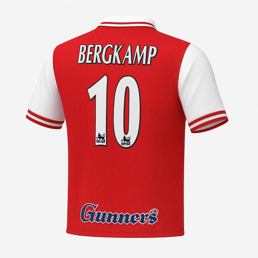 1996–98 Arsenal Home Bergkamp #10 (Feels Like New) - Size M