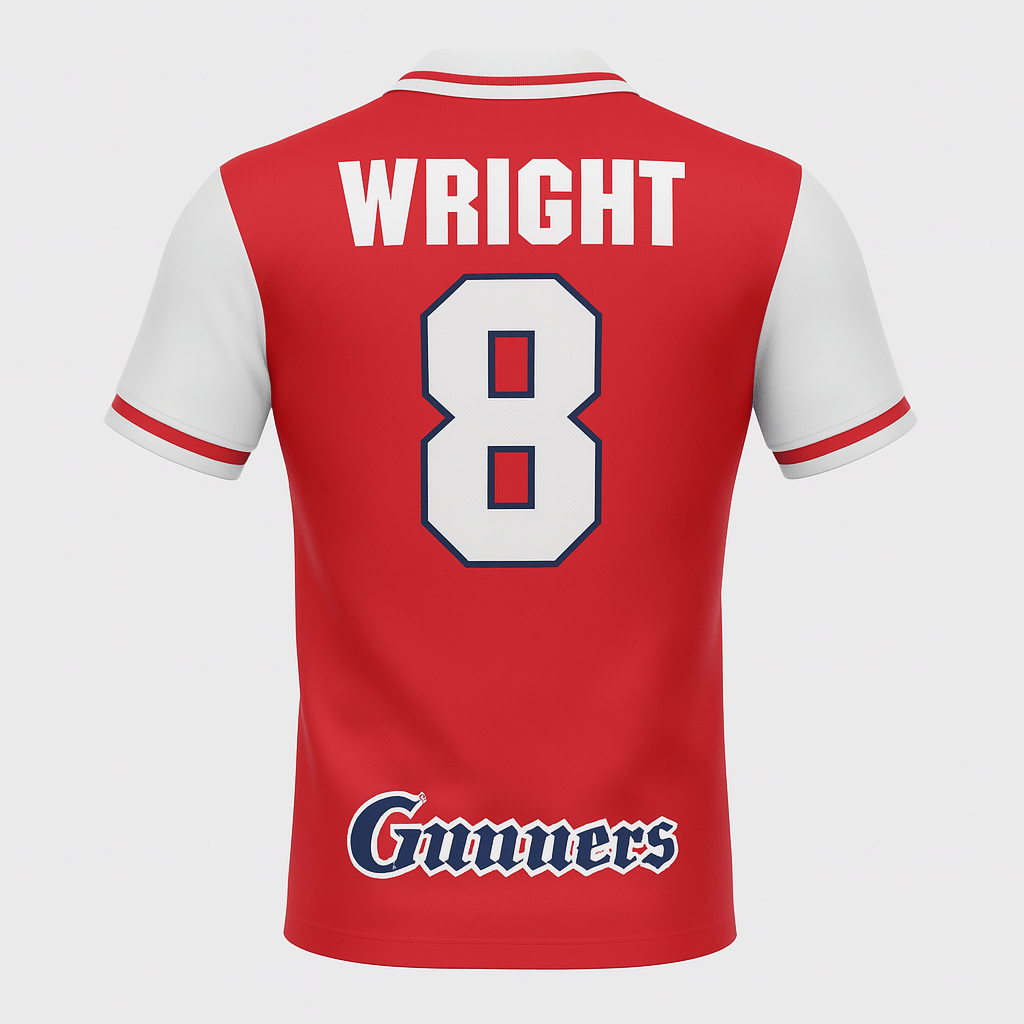 1996–98 Arsenal Home Wright #8 (Feels Like New) - Size S