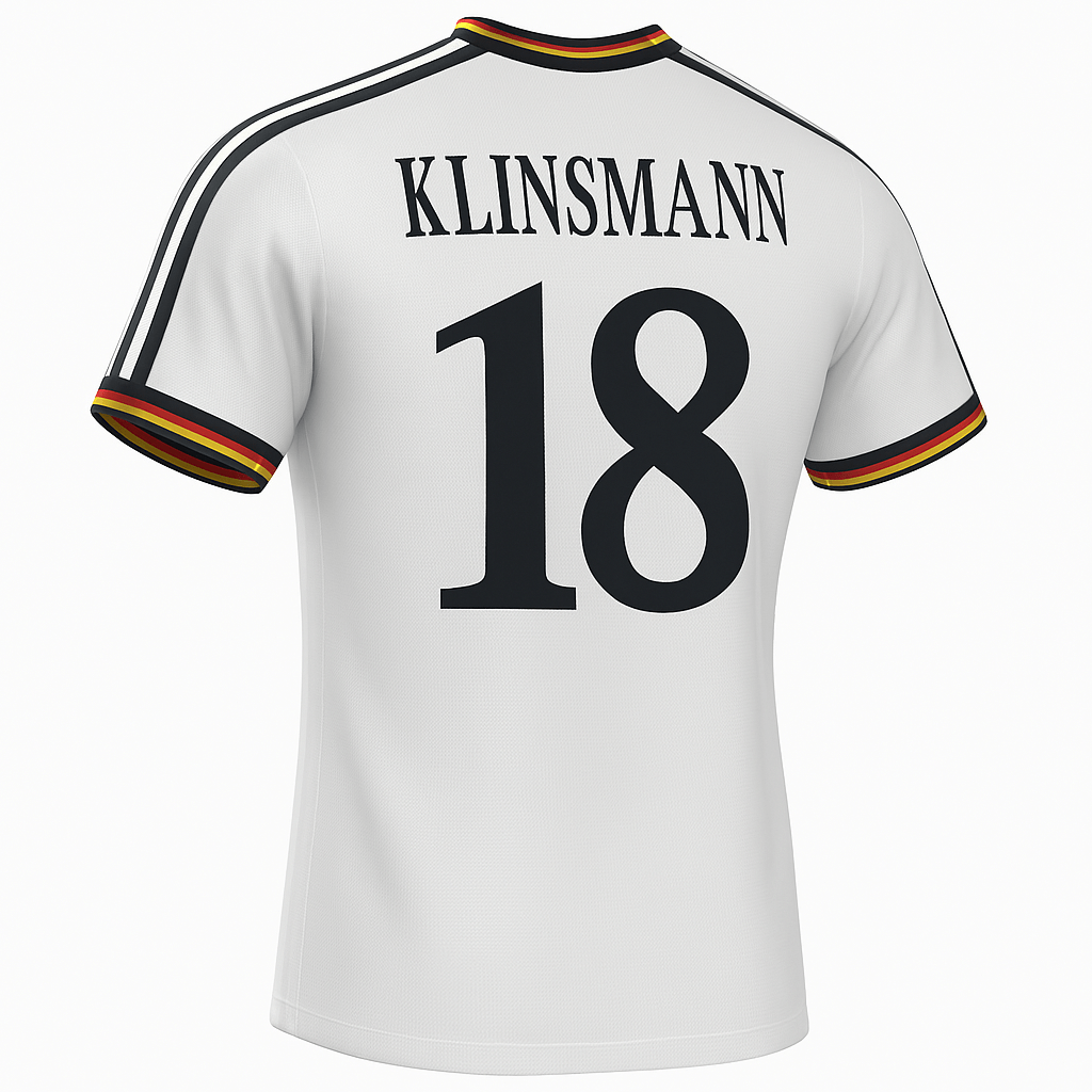 1996–98 Germany Home Klinsmann #18 (Feels Like New) - Size L